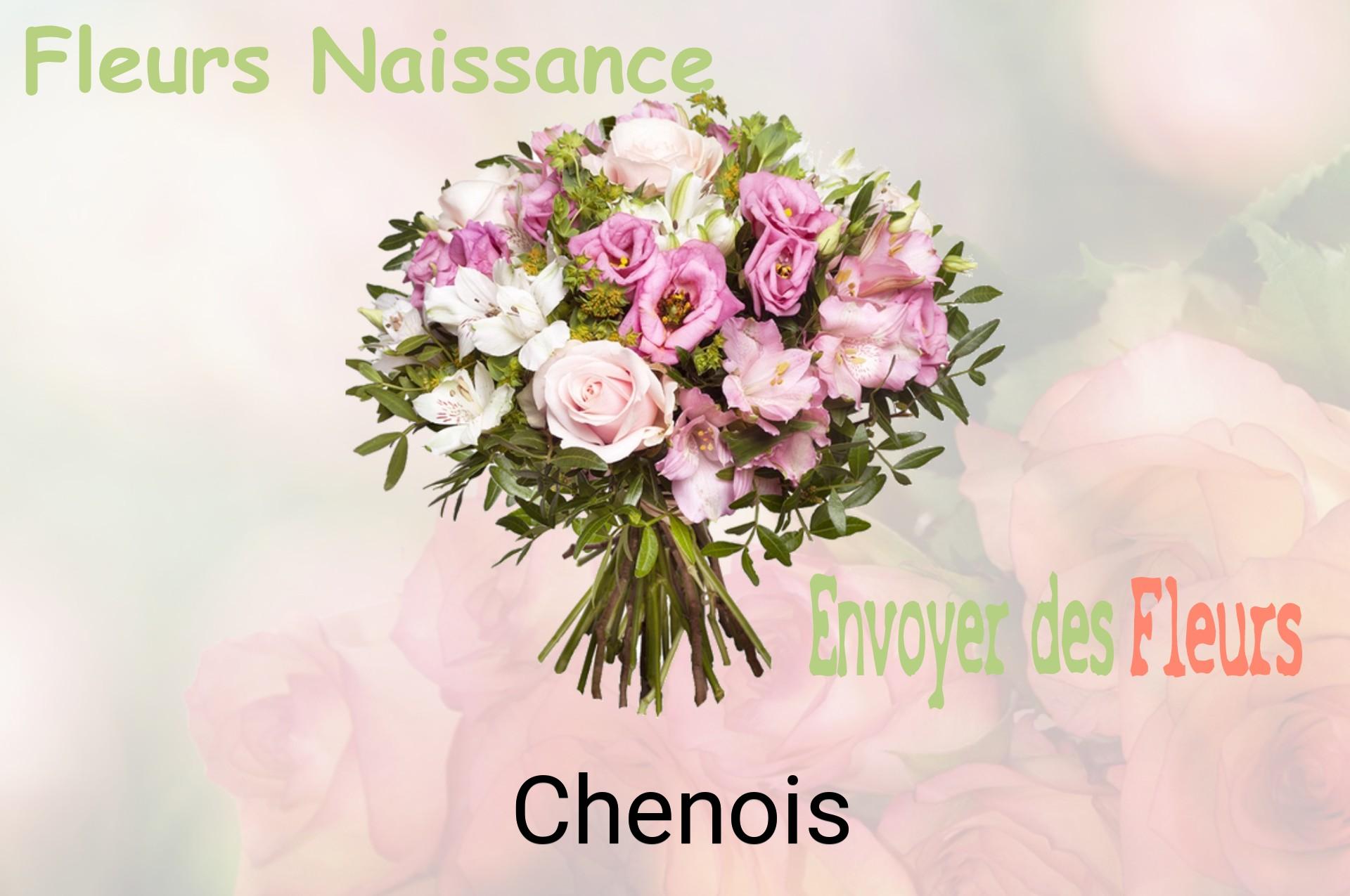 Bouquet de fleurs de naissance livré à Chenois